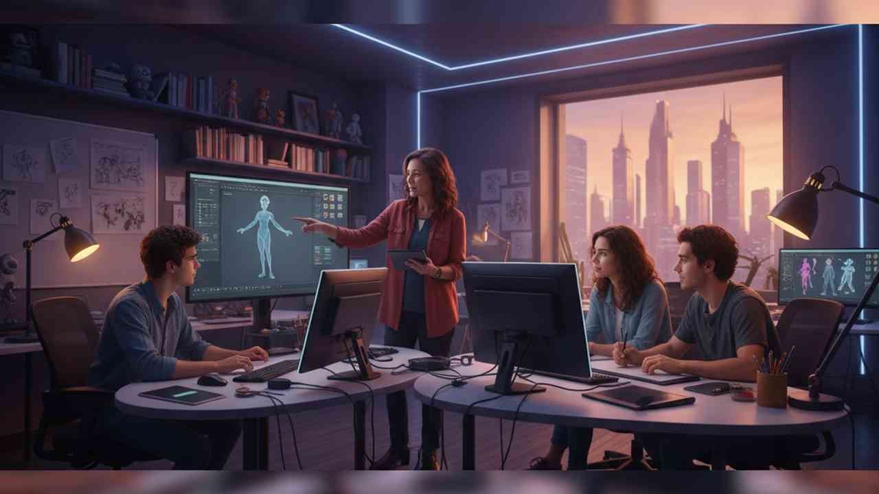 Approaches for Developing Animation Skills for Professional Media and Entertainment