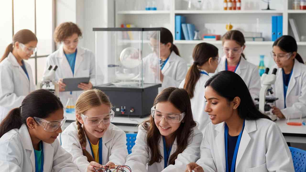 Encouraging Girls to Explore STEM Through Hands-On Activities and Mentorship