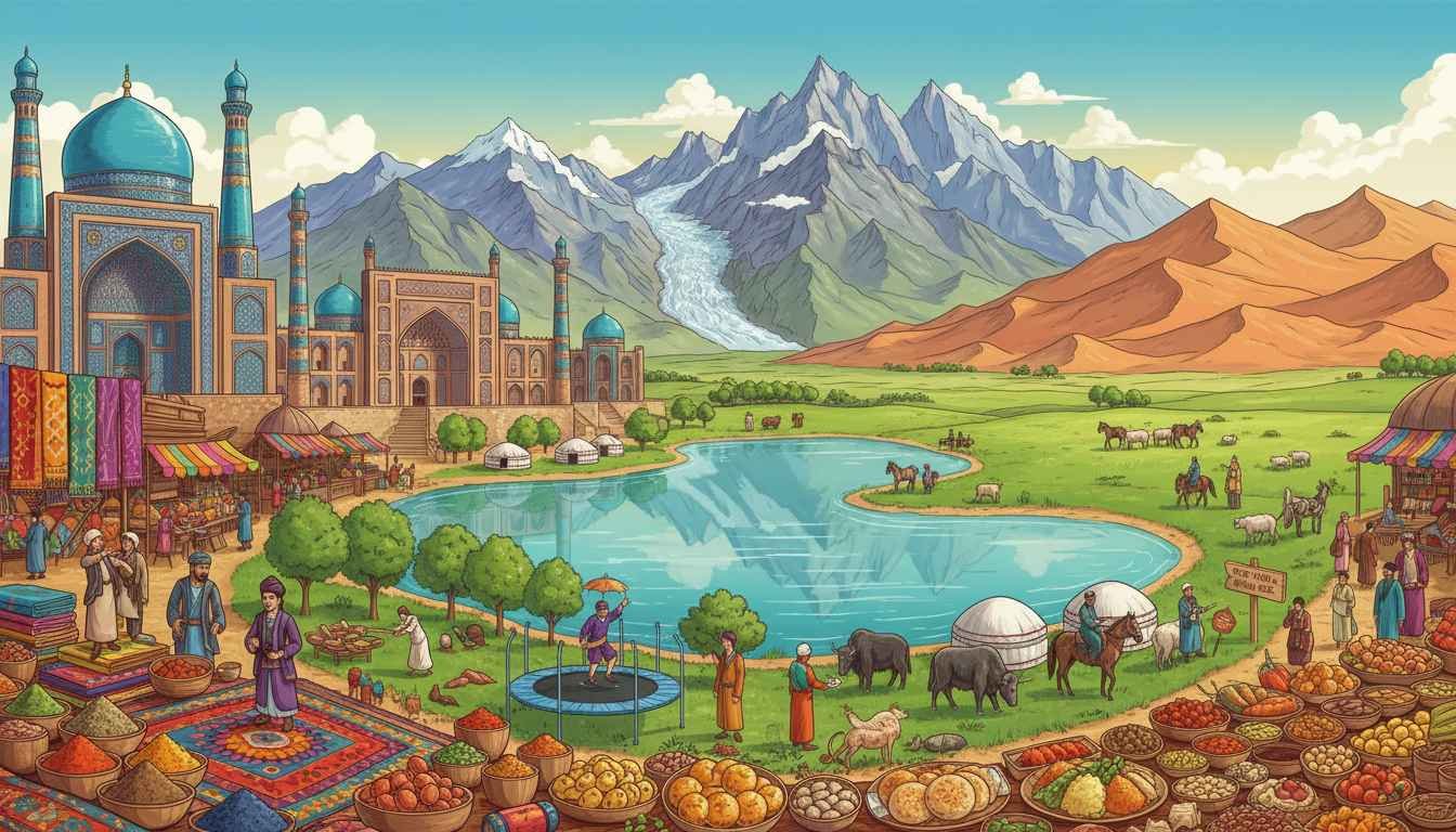 Best Places To Visit In Central Asia With Historical Natural And Cultural Sites